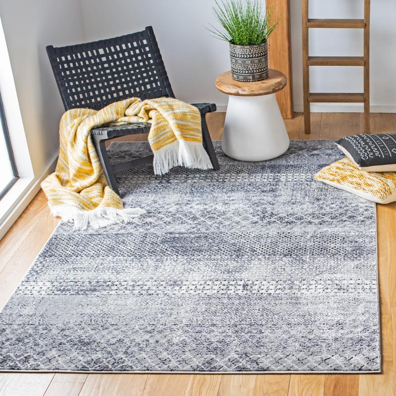 Area Rugs |  Amelia Dhian Modern Moroccan Distressed Rug Area Rugs Area Rugs