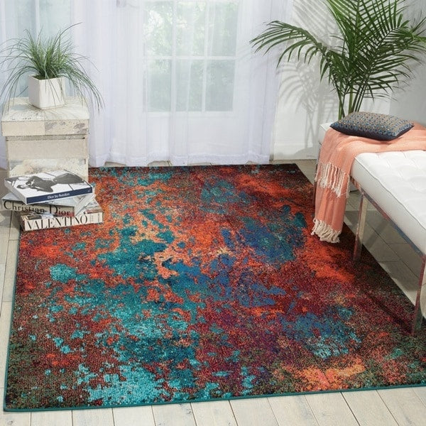 Area Rugs |  Celestial Abstract Ombre Area Rug Area Rugs Area Rugs