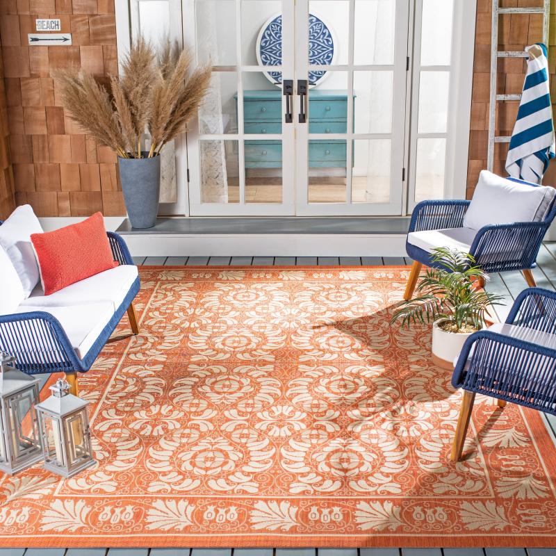 Area Rugs |  Courtyard Nada Indoor/ Outdoor Waterproof Patio Backyard Rug Area Rugs Area Rugs