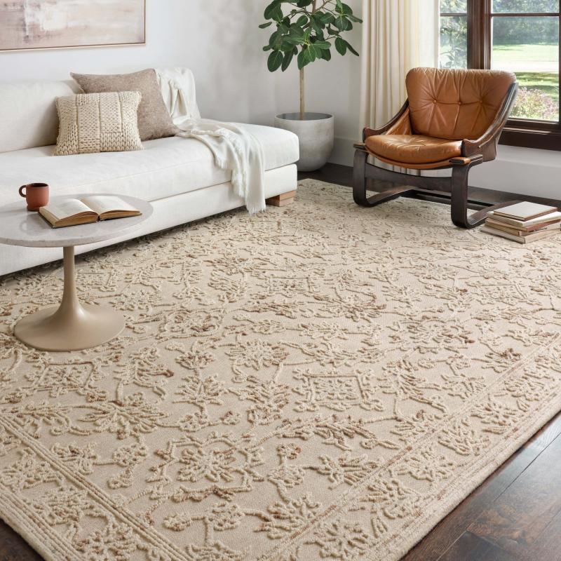 Area Rugs |  Diana Floral Wool Hooked Area Rug Area Rugs Area Rugs