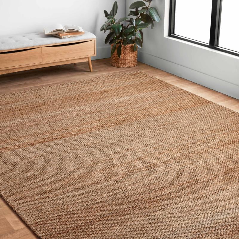 Area Rugs |  Emily Modern Farmhouse Hand Woven Jute Rug Area Rugs Area Rugs