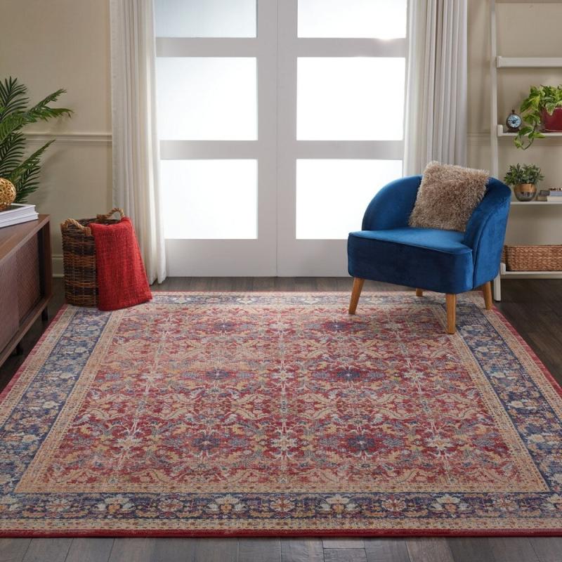 Area Rugs |  Global Vintage Red Floral Area Rug Area Rugs Area Rugs