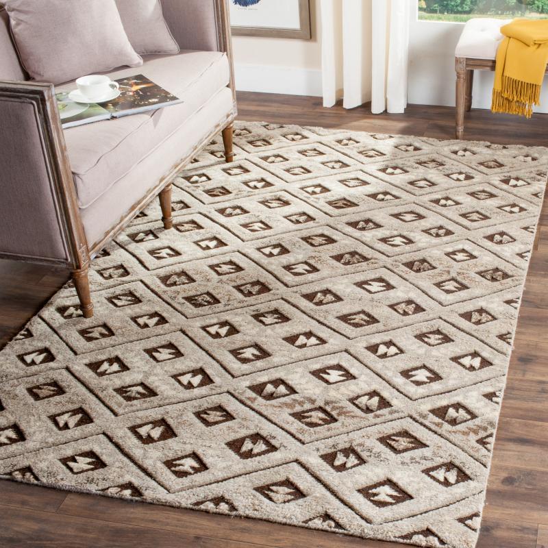 Area Rugs |  Hand-knotted Challe Margonda Southwestern Tribal Wool Rug Area Rugs Area Rugs