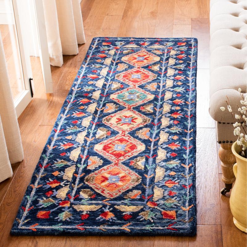 Area Rugs |  Handmade Aspen Kuang Boho Tribal Wool Rug Area Rugs Area Rugs