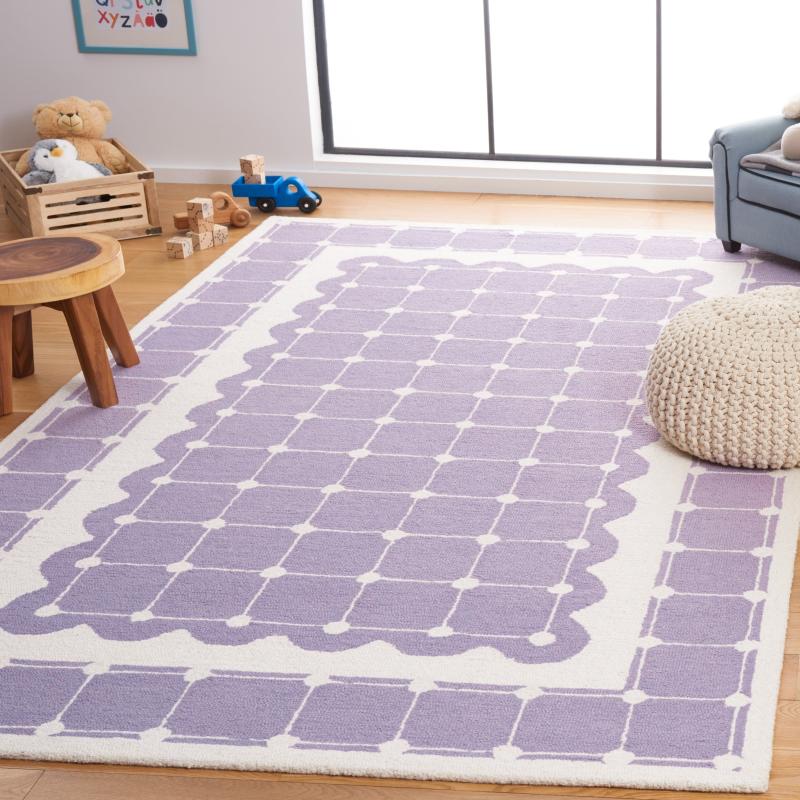 Area Rugs |  Handmade Kids Kayley Geometric Wool Rug Area Rugs Area Rugs