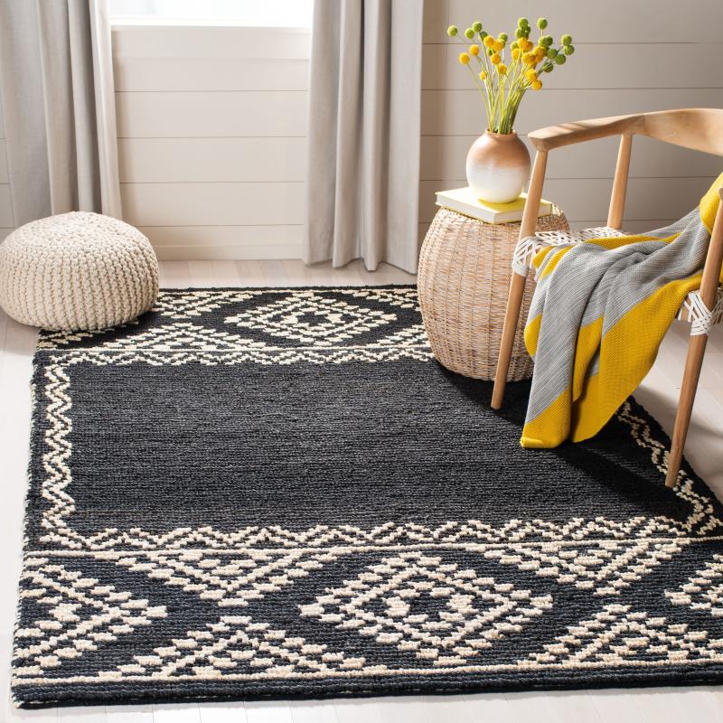 Area Rugs |  Handmade Natural Fiber Braelyn Moroccan Jute Rug Area Rugs Area Rugs