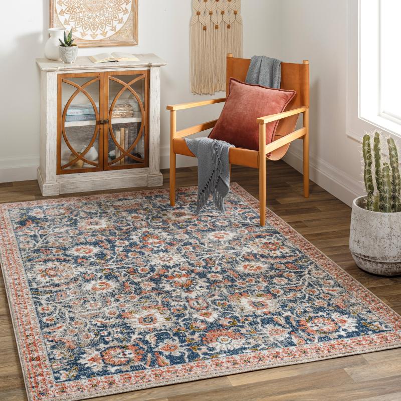 Area Rugs |  Heena Vintage Floral Medallion Rug Area Rugs Area Rugs