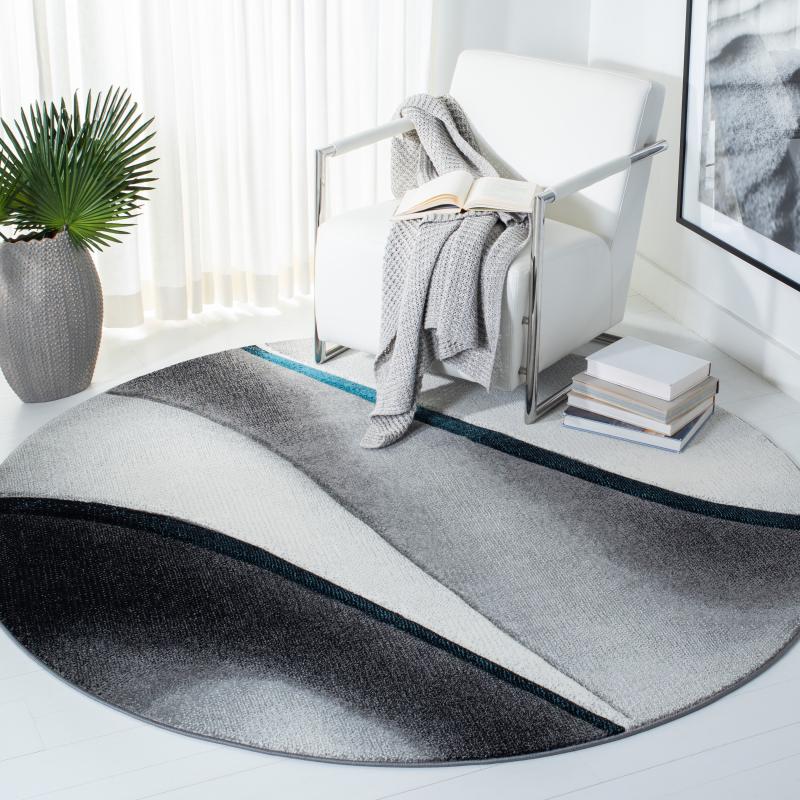 Area Rugs |  Hollywood Andreia Mid-Century Modern Abstract Rug Area Rugs Area Rugs