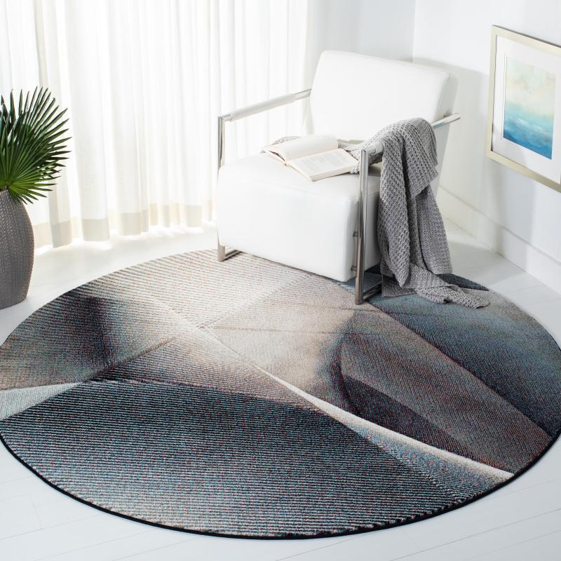 Area Rugs |  Hollywood Verbena Mid-Century Modern Abstract Rug Area Rugs Area Rugs