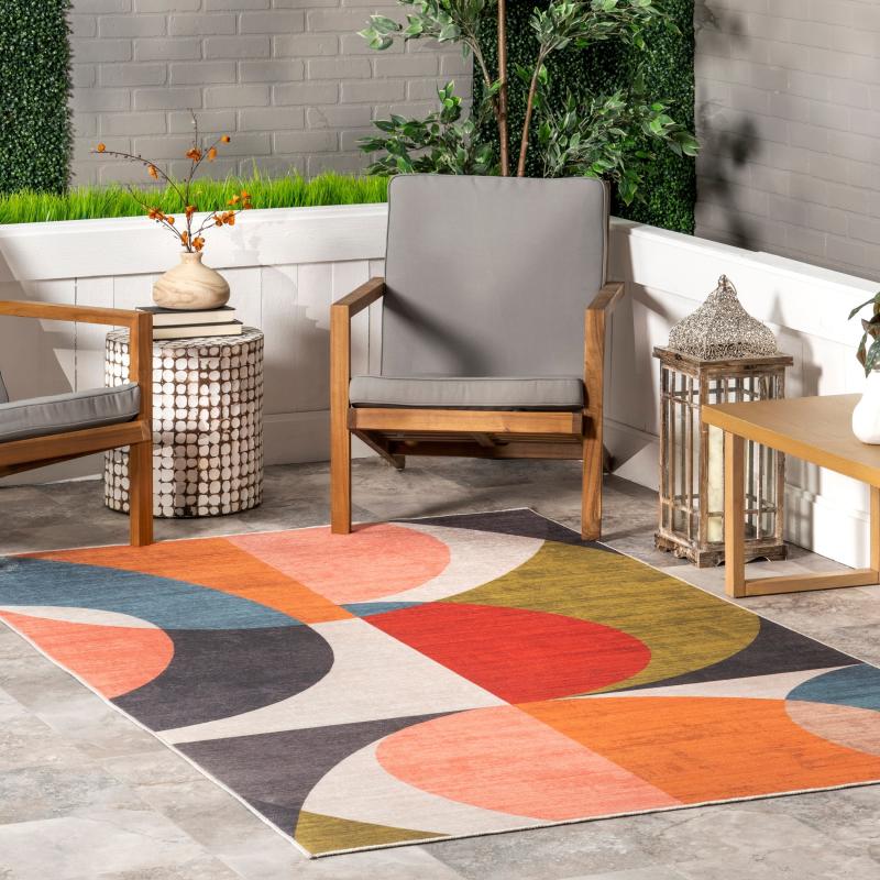 Area Rugs |  Lizzy Modern Machine Washable Indoor/Outdoor Area Rug. Area Rugs Area Rugs