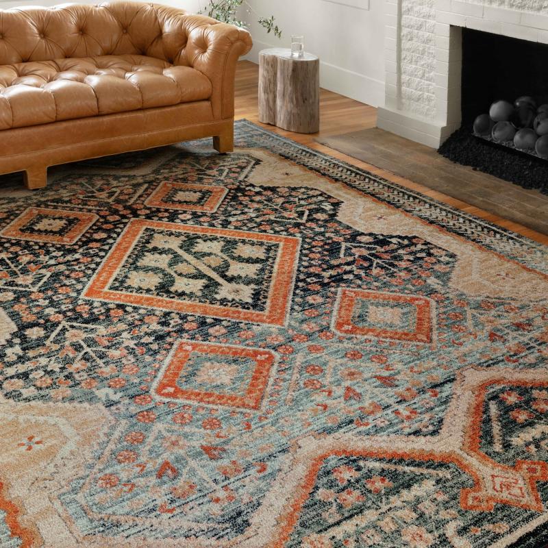 Area Rugs |  Luxe Ornate Antiqued Distressed Area Rug Area Rugs Area Rugs