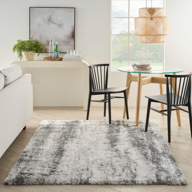 Area Rugs |  Luxurious Shag High Pile Contemporary Abstract Area Rug Area Rugs Area Rugs