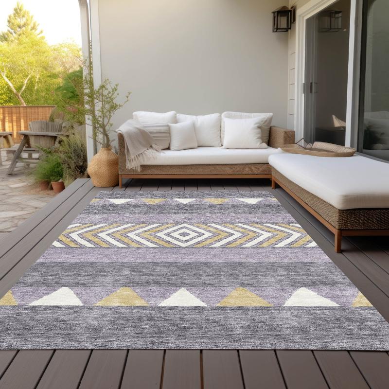 Area Rugs |  Machine Washable Indoor/ Outdoor Global Boho Chantille Rug Area Rugs Area Rugs