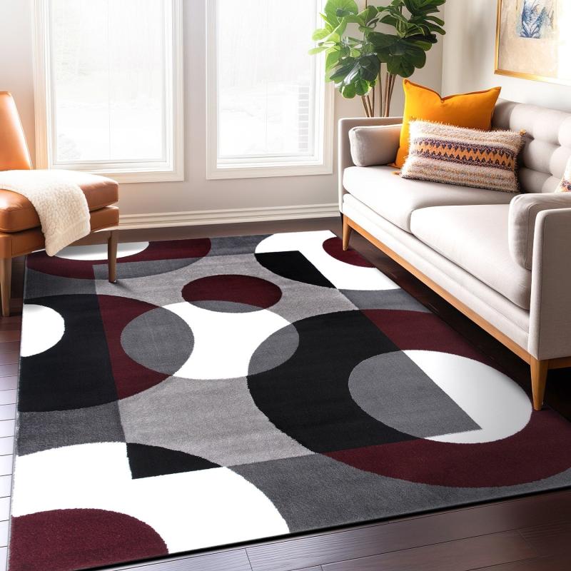 Area Rugs |  Modern Multicolored Geometric Area Rug Area Rugs Area Rugs