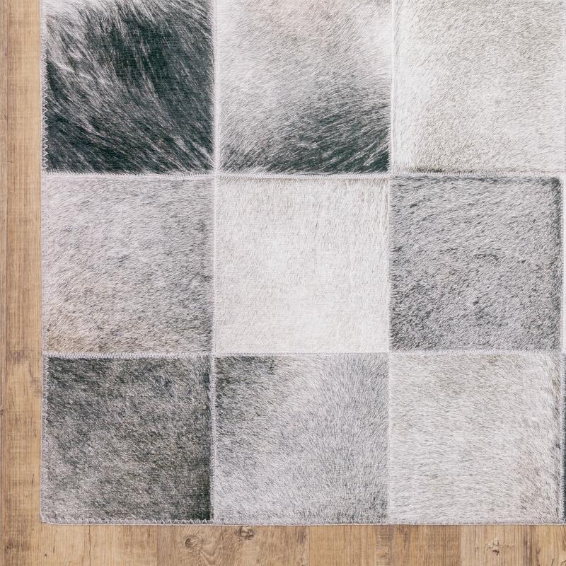 Area Rugs |  Montreux Geometric Animal Print Gray Area Rug Area Rugs Area Rugs