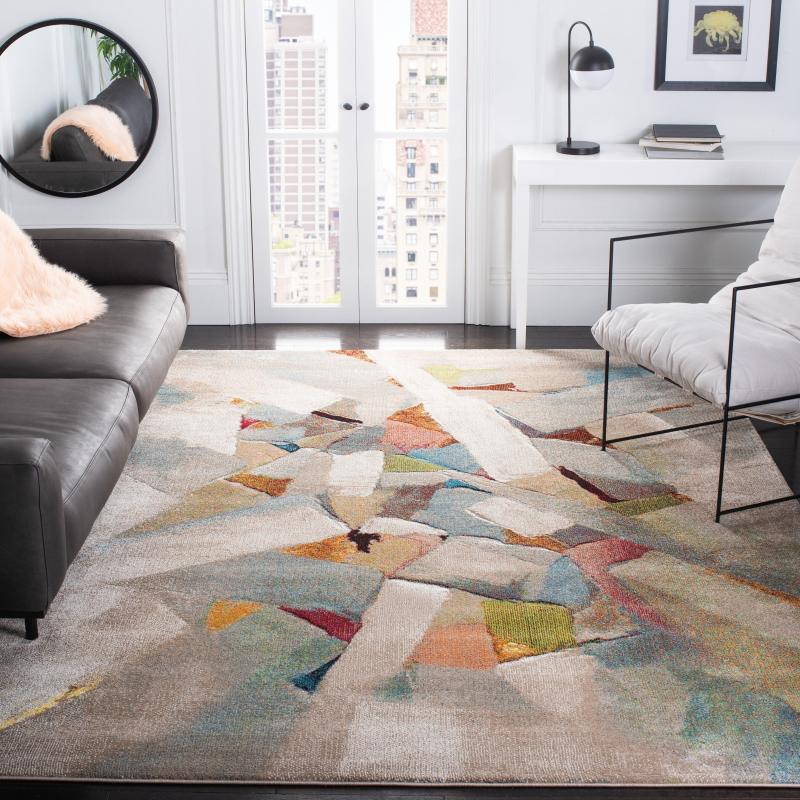 Area Rugs |  Porcello Odyle Mid-Century Modern Abstract Rug Area Rugs Area Rugs