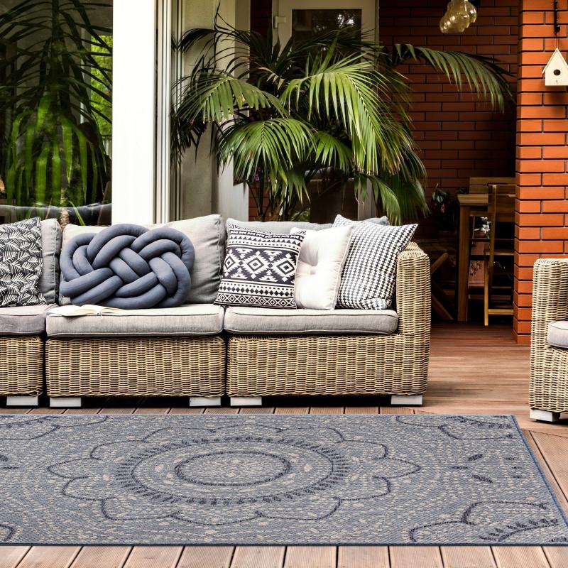 Area Rugs |  Portia Oriental Medallion Indoor/Outdoor Area Rug Area Rugs Area Rugs