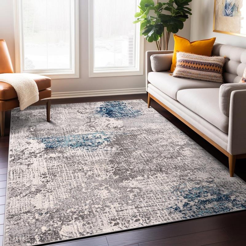 Area Rugs |  Prague Distressed Abstract Area Rug Area Rugs Area Rugs