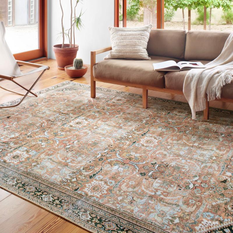 Area Rugs |  Sophia Printed Botanical Vintage Area Rug Area Rugs Area Rugs