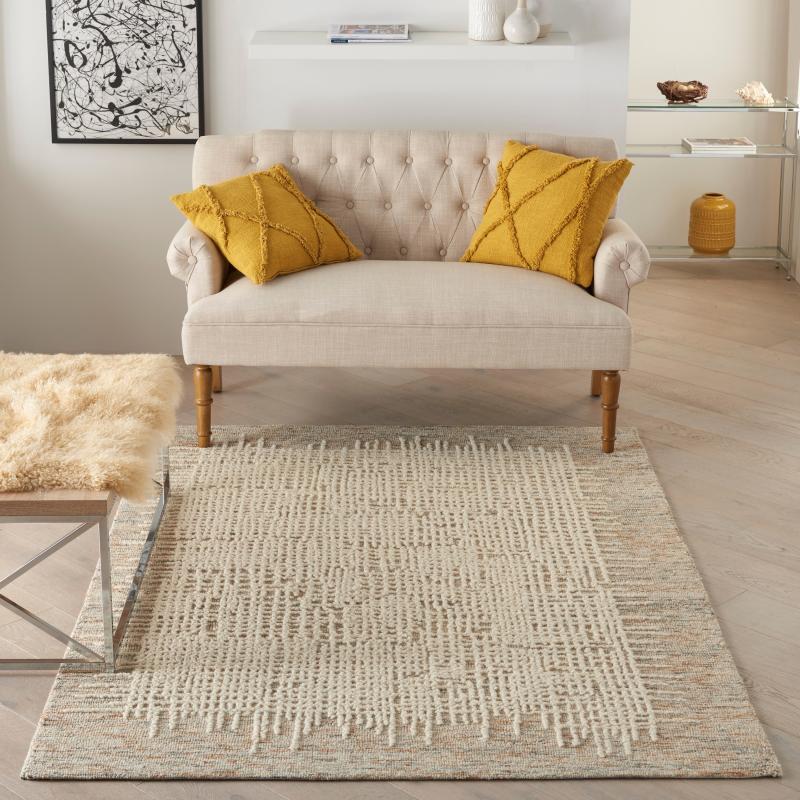 Area Rugs |  Vail Textured Wool Modern Crosshatch Area Rug Area Rugs Area Rugs