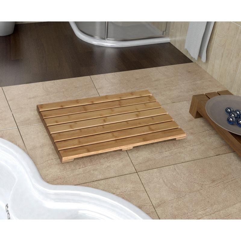 Bathroom Rugs and Bath Mats |  Bamboo Natural Bath Mat Bathroom Rugs & Bath Mats Bathroom Rugs & Bath Mats