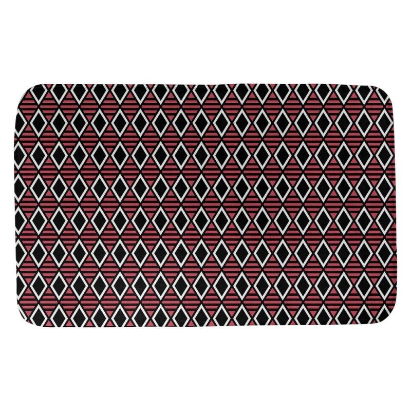 Bathroom Rugs and Bath Mats |  Classic Geometric Diamonds Bath Mat Bathroom Rugs & Bath Mats Bathroom Rugs & Bath Mats