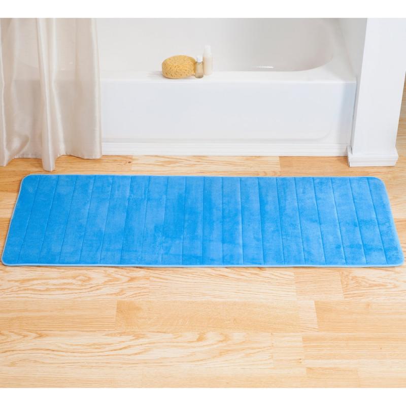 Bathroom Rugs and Bath Mats |  Oversized Bathroom Rug – Extra-Long Memory Foam Bath Mat with Nonslip Backing Bathroom Rugs & Bath Mats Bathroom Rugs & Bath Mats