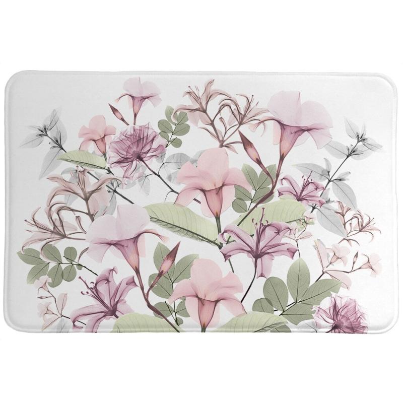 Bathroom Rugs and Bath Mats |  Sweet Blush Bouquet Memory Foam Rug Bathroom Rugs & Bath Mats Bathroom Rugs & Bath Mats