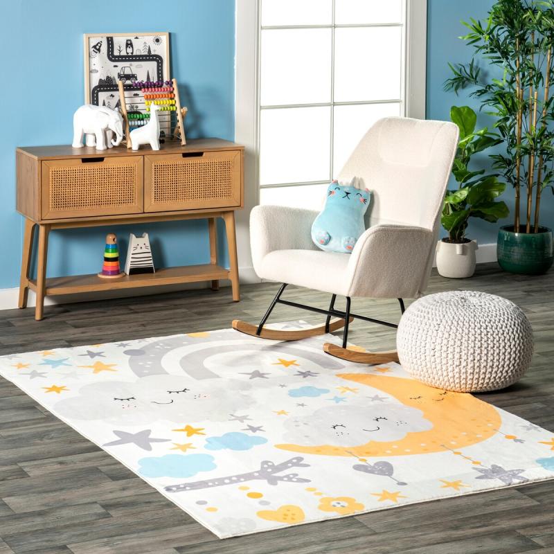 Kids Rugs |  Sweet Dreams Machine Washable Kids Area Rug Kids Rugs Kids Rugs