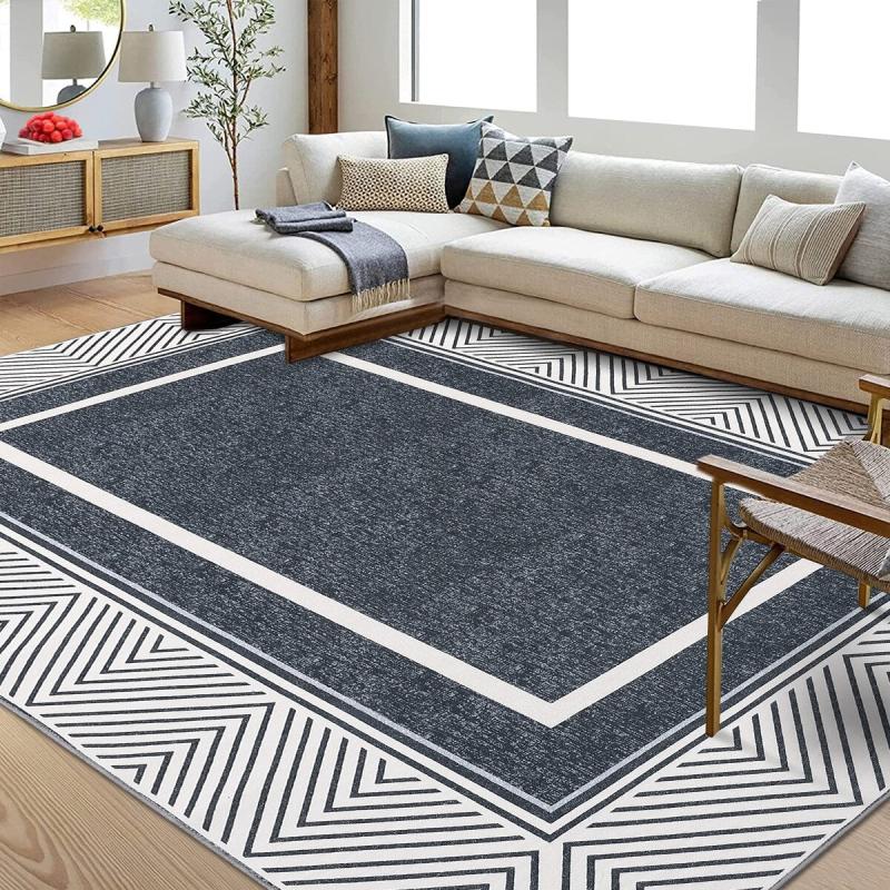 Kids Rugs |  Whizmax Living Room Rug Modern Border Design Rug Bedroom Rug Kids Rugs Kids Rugs