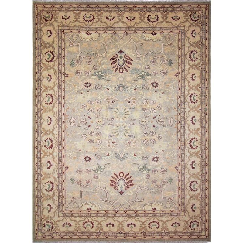 One-of-a-Kind Rugs |  Peshawar Kumis Lt. Green/Beige Rug – 10’1 x 13’2 One-of-a-Kind Rugs Lt. Green-Beige