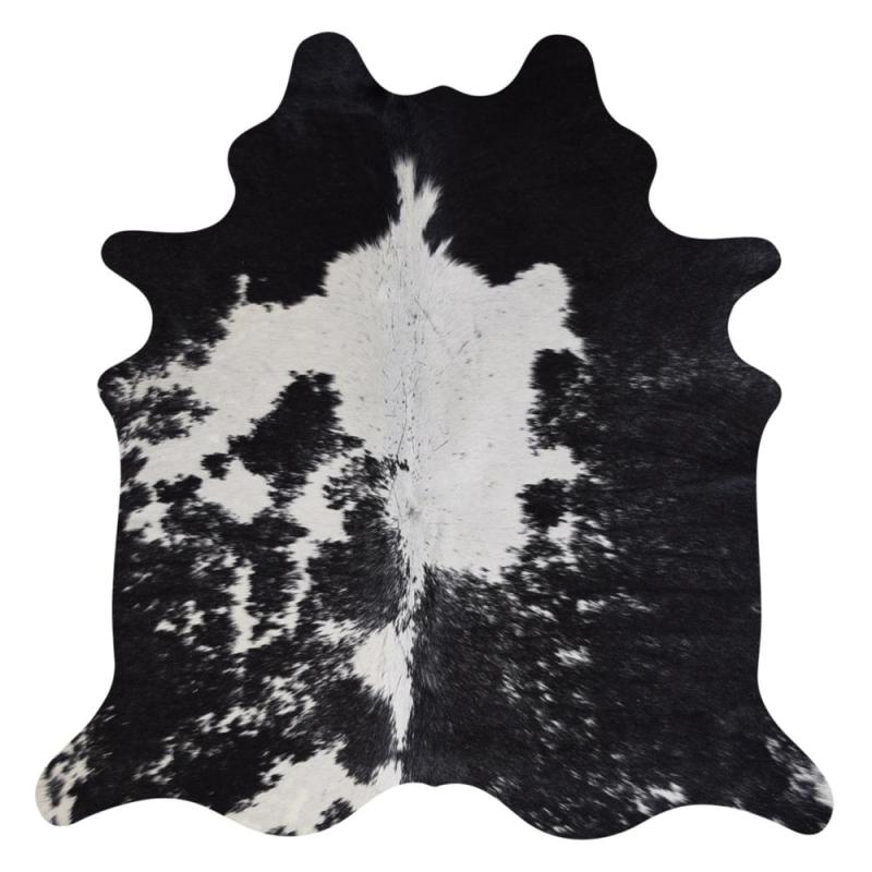 One-of-a-Kind Rugs |  Real Cowhide Rug Black & White One-of-a-Kind Rugs Natural