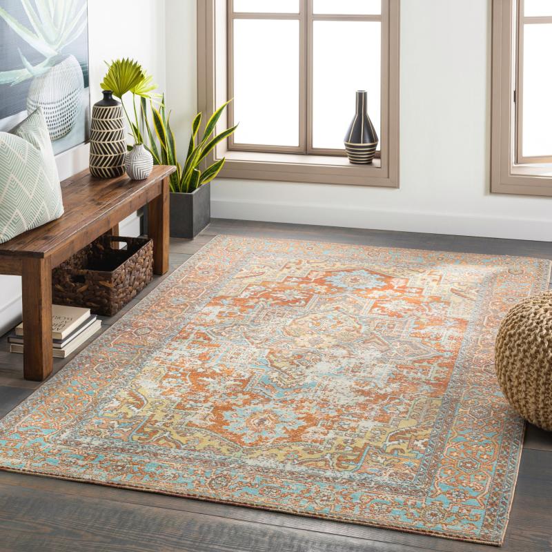 Outdoor Rugs |  Dellie Indoor/ Outdoor Traditional Medallion Area Rug Outdoor Rugs Outdoor Rugs