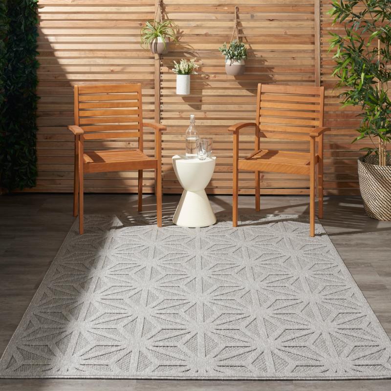 Outdoor Rugs |  Palamos Transitional Geometric Indoor Outdoor Area Rug Outdoor Rugs Charcoal - Gray/Grey - Gray