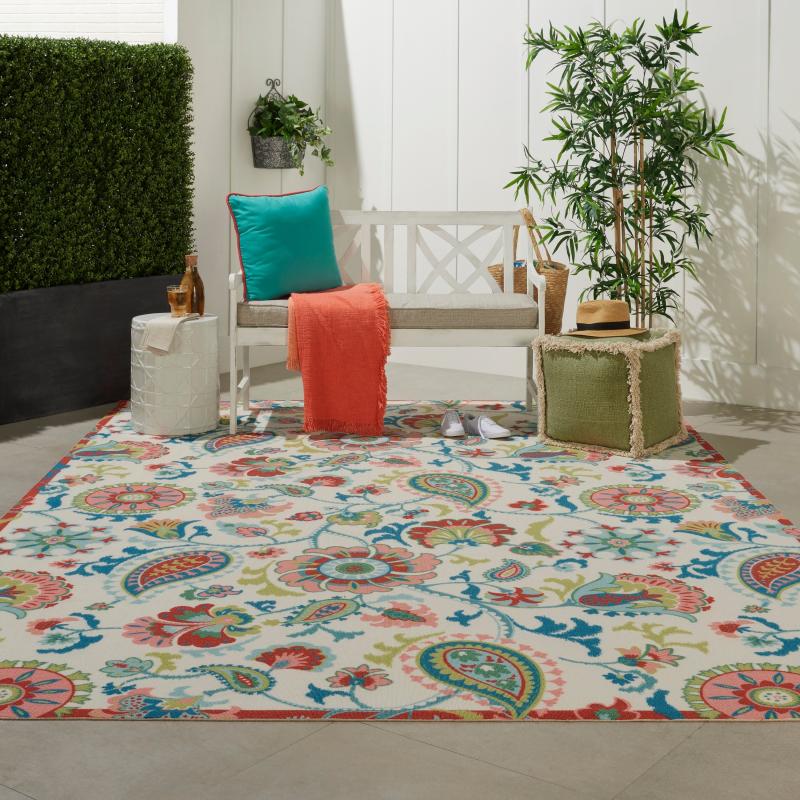 Outdoor Rugs |  Sun N’ Shade Paisley Indoor/ Outdoor Area Rug Outdoor Rugs Outdoor Rugs