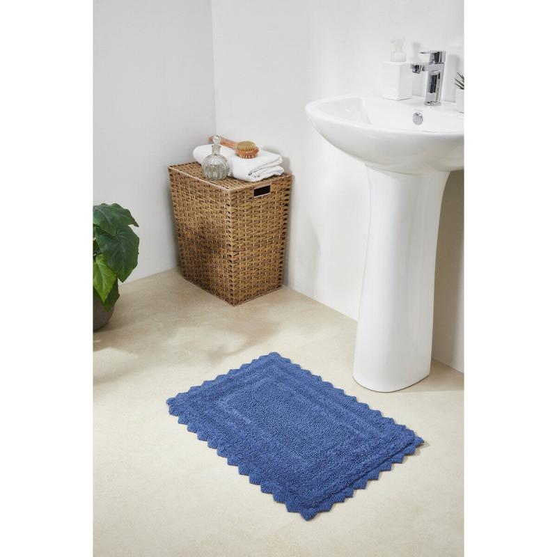 Bathroom Rugs and Bath Mats |  Lilly Crochet 100% Cotton Reversible Tufted Bath Rugs Bathroom Rugs & Bath Mats Bathroom Rugs & Bath Mats