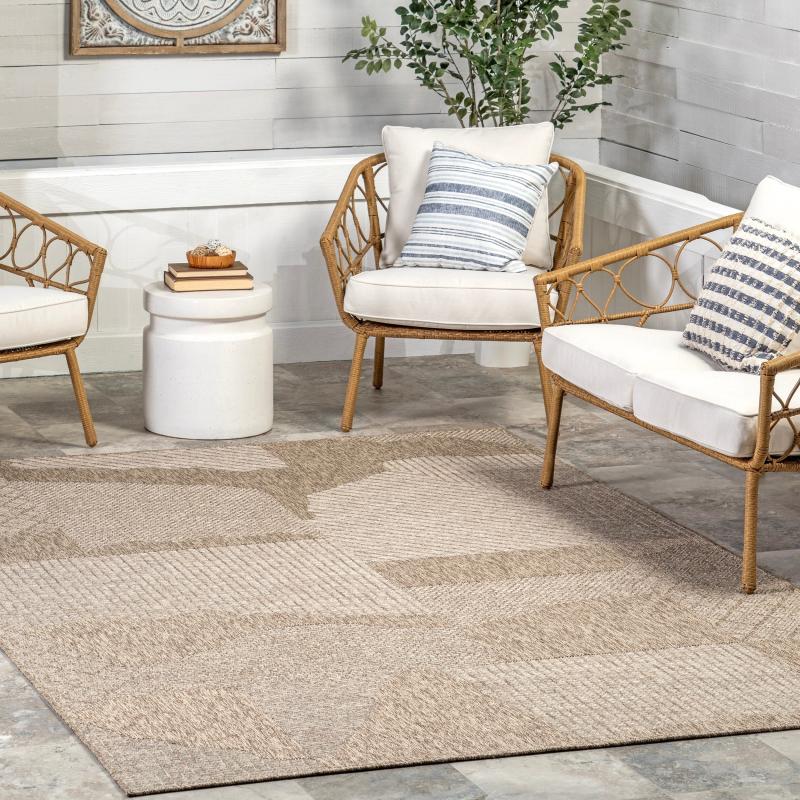 Outdoor Rugs |  Linnea Contemporary Indoor/Outdoor Area Rug Outdoor Rugs Outdoor Rugs