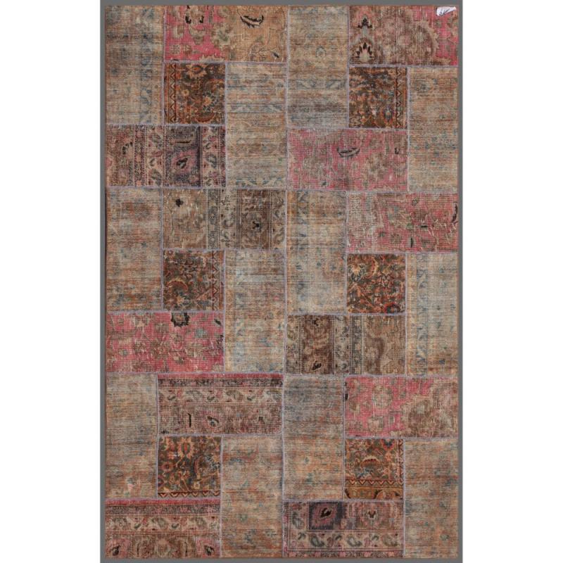 One-of-a-Kind Rugs |  Handmade One-of-a-Kind Patchwork Wool Rug (Pakistan) – 5’9 x 8’10 One-of-a-Kind Rugs One-of-a-Kind Rugs