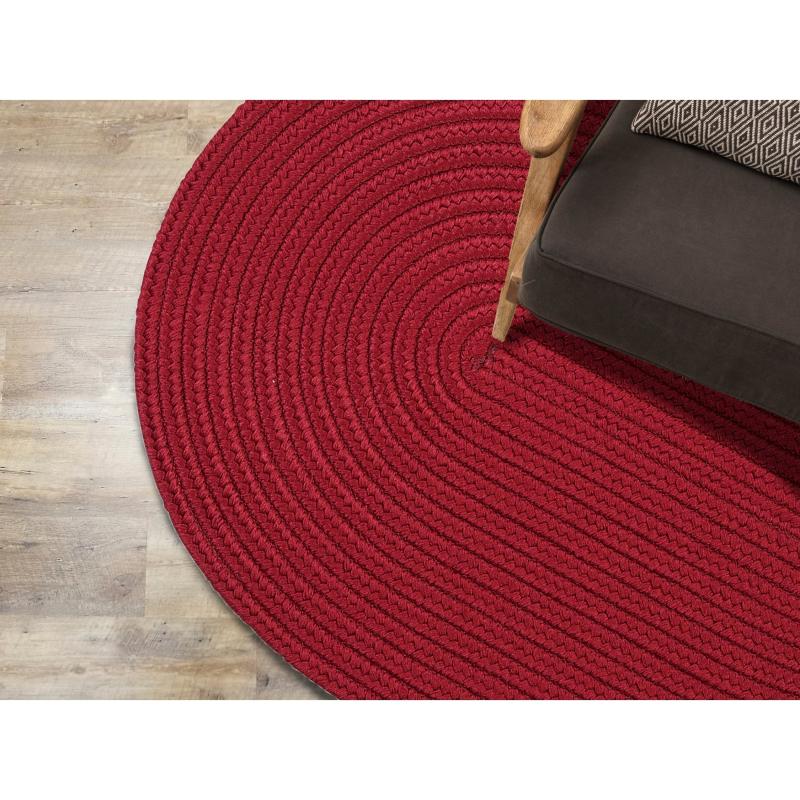 Outdoor Rugs |  Tortuga Indoor/ Outdoor Braided Area Rug Outdoor Rugs Burgundy/Orange/Red/Terracotta