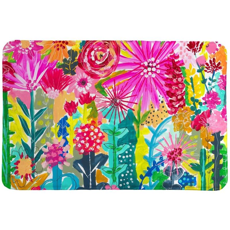 Bathroom Rugs and Bath Mats |  Vivid Floral Cluster Memory Foam Rug Bathroom Rugs & Bath Mats Bathroom Rugs & Bath Mats